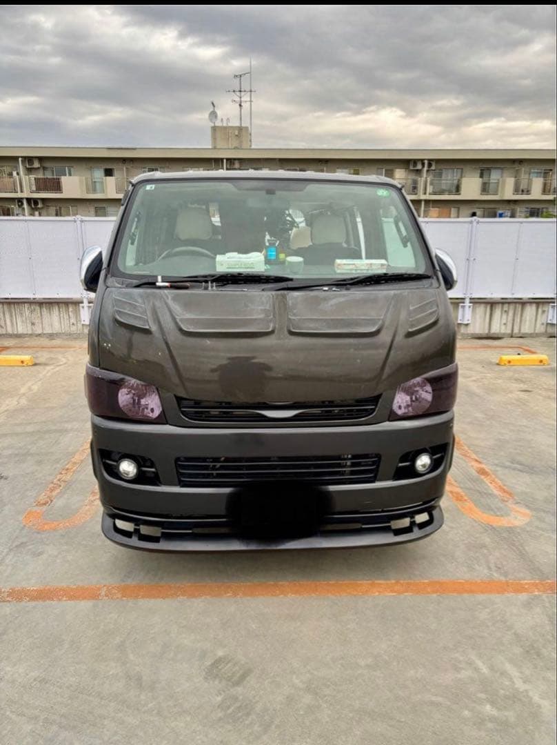 希少　ハイエース200 1型、2型　ヘッドライト　スモークカバー