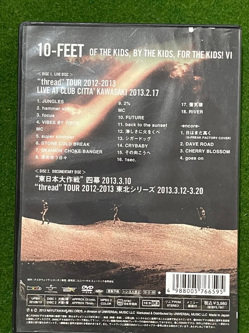 年末値下げ 10-FEETライブDVD Ⅰ〜Ⅵ