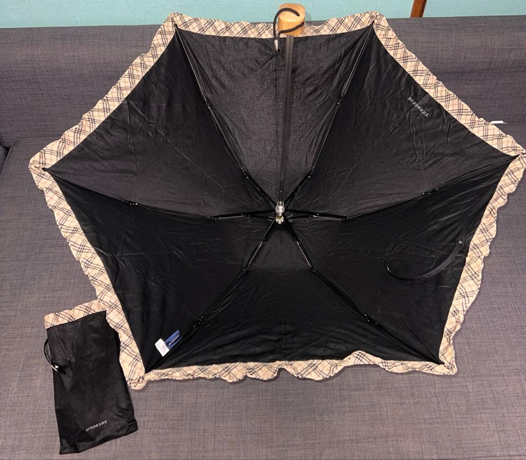 新品　BURBERRY 折りたたみ日傘 UV 晴雨兼用