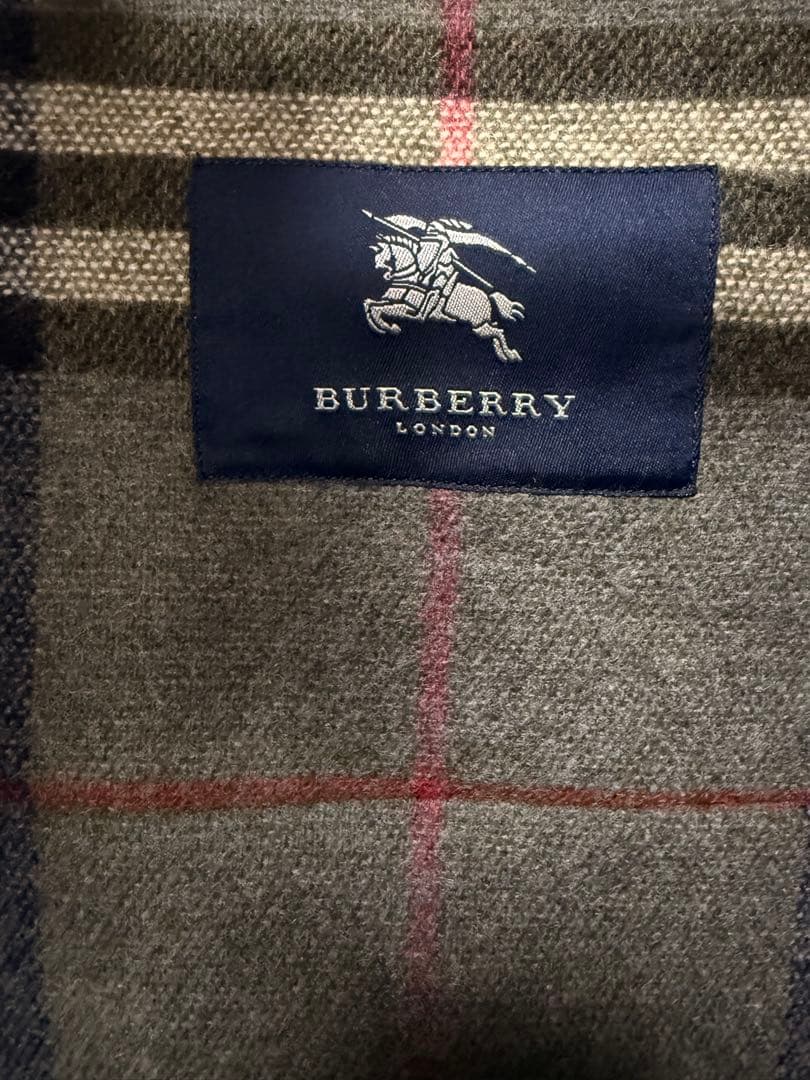 BURBERRY チェック柄 ダッフルコート