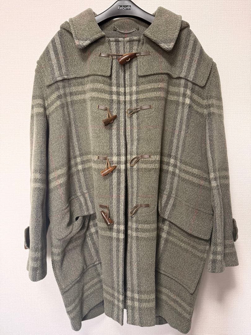 BURBERRY チェック柄 ダッフルコート