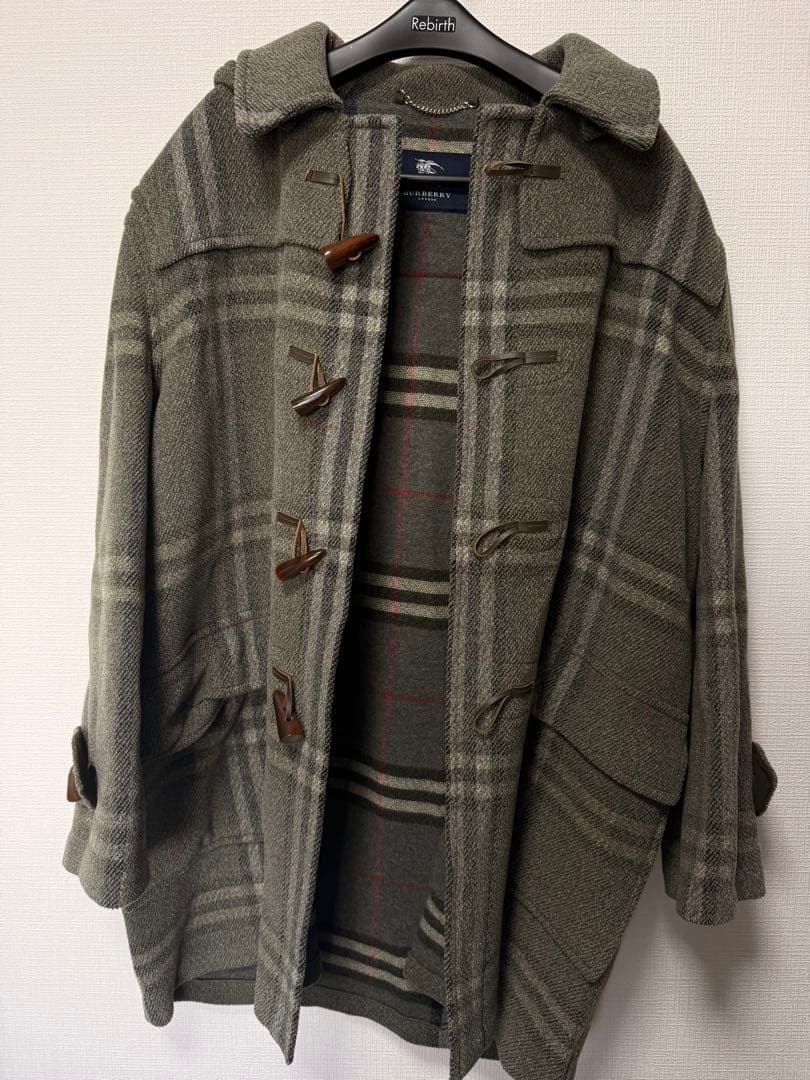 BURBERRY チェック柄 ダッフルコート