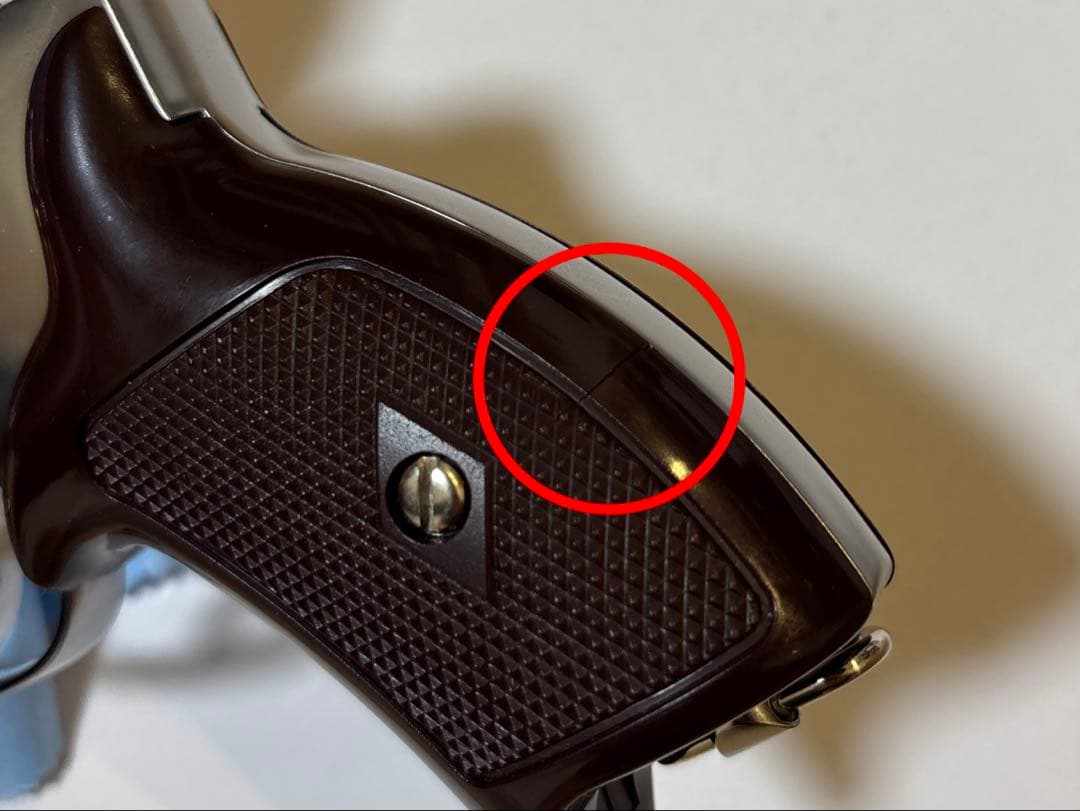 マルシン ポリスリボルバー 77ミリ銃身 シルバーABS