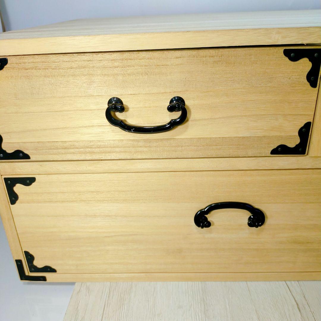 [りんごの花]ヴィンテージ 桐箪笥 天然木 整理箪笥 木製 和タンス