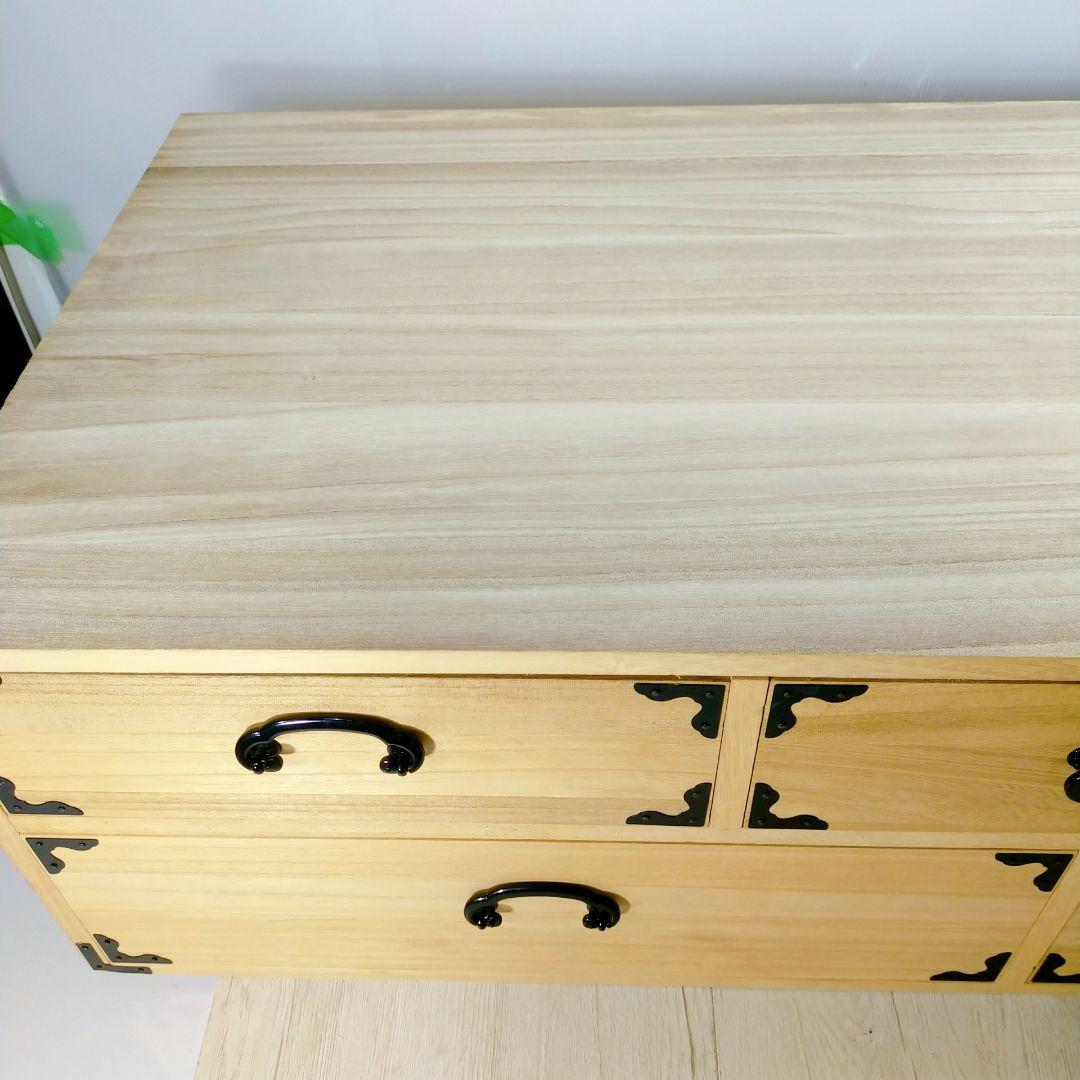 [りんごの花]ヴィンテージ 桐箪笥 天然木 整理箪笥 木製 和タンス