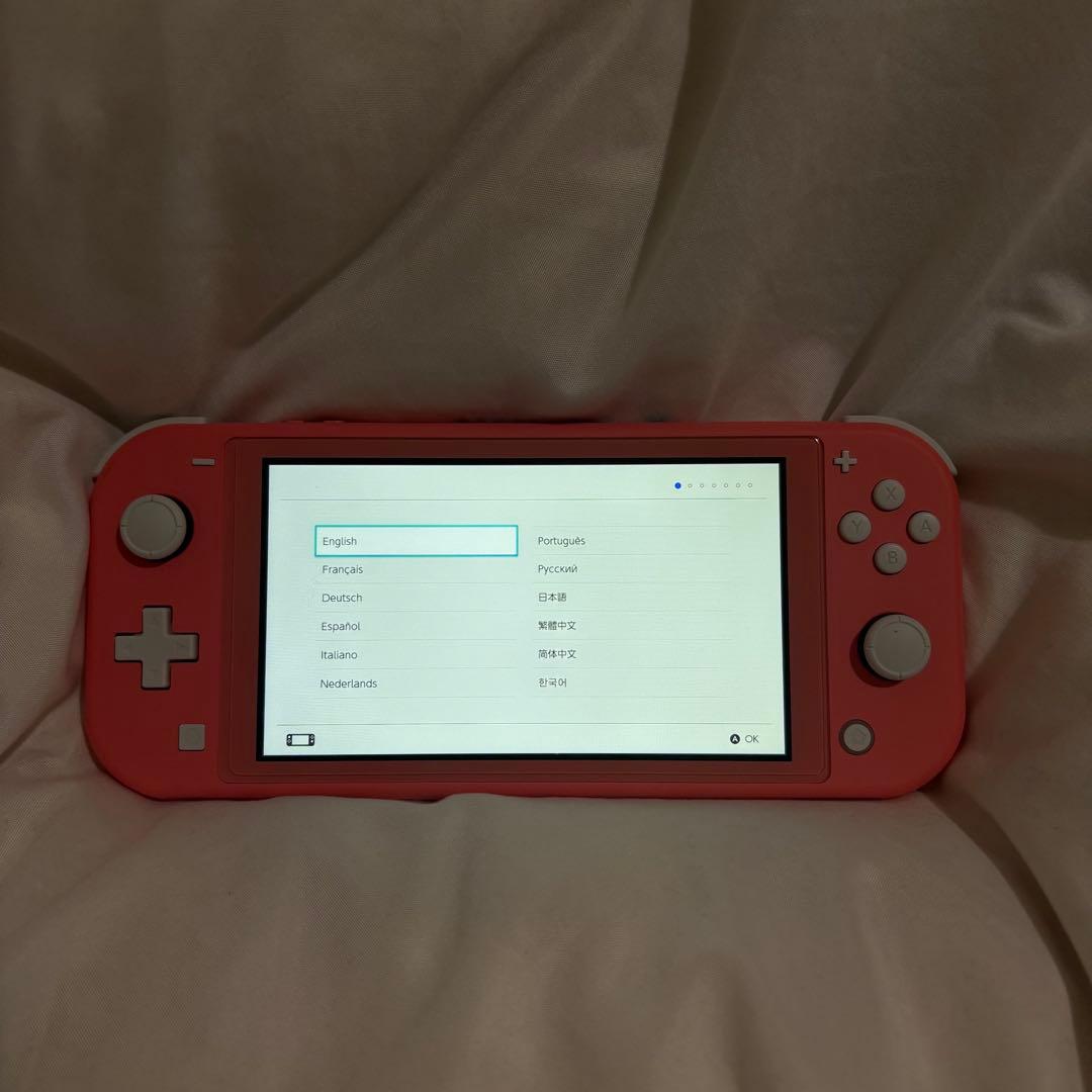 Nintendo Switch Lite コーラル　ピンク