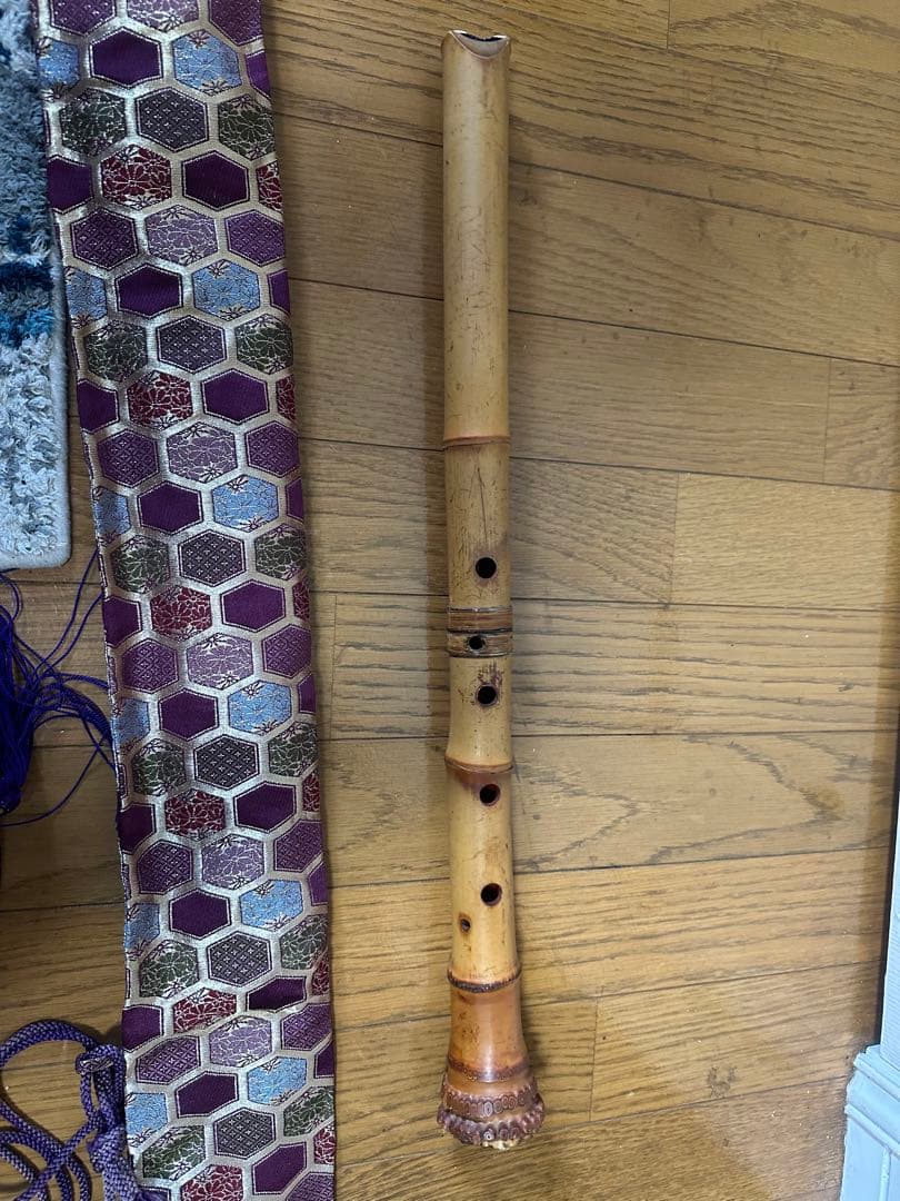 尺八本体 竹製 伝統的デザイン