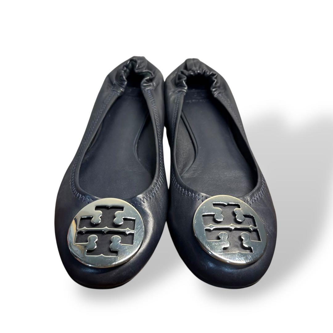 極美品　トリーバーチ　バレーシューズ　フラットシューズ　81/2 ブラック