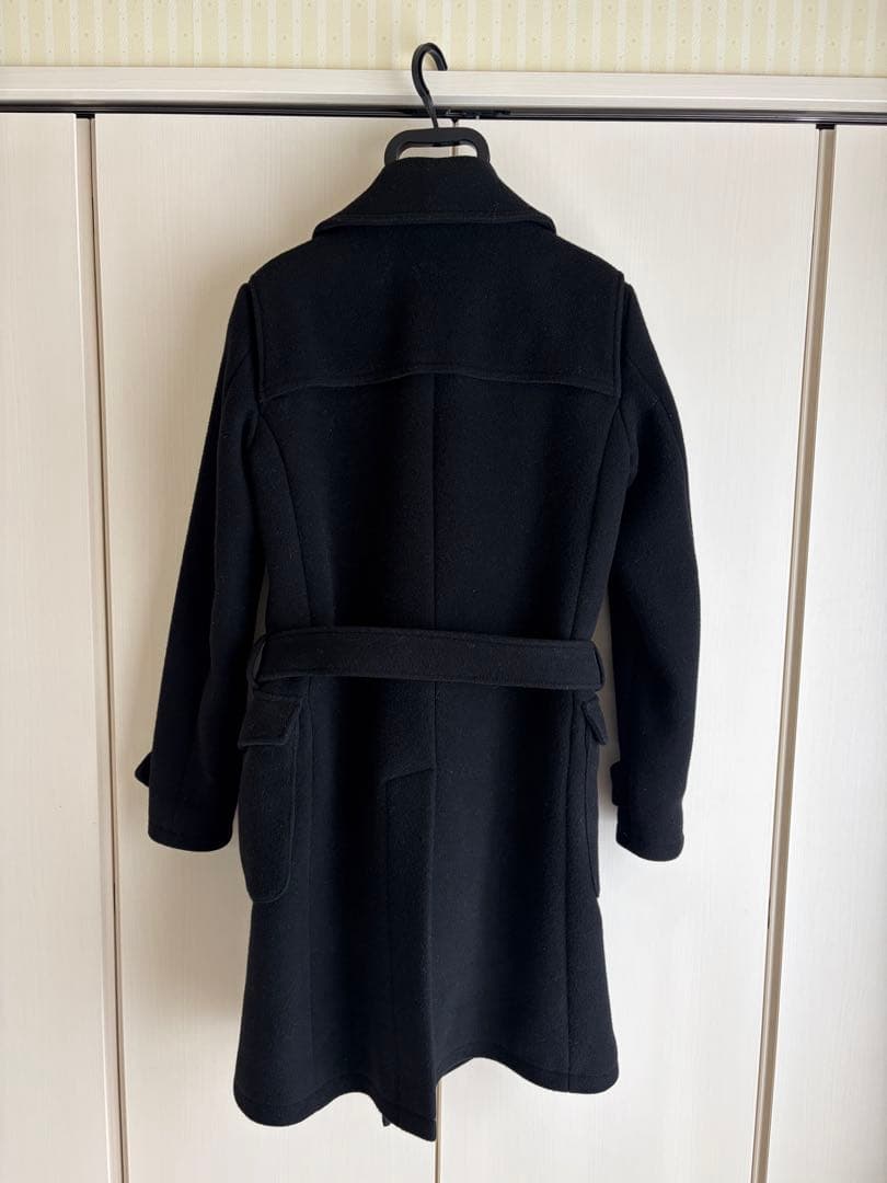 【美品】AKM ウールコート　ピーコート ブラック　S