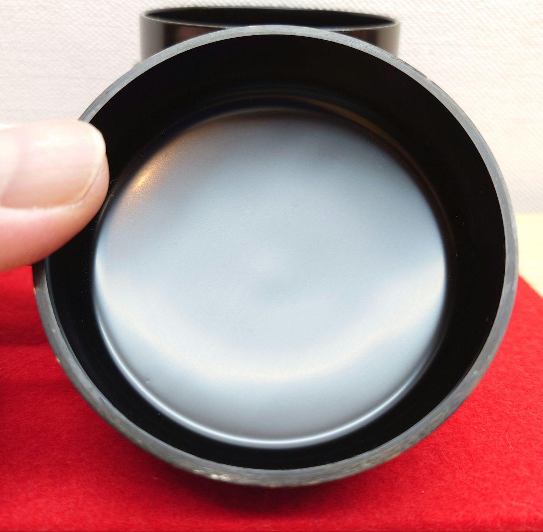 eyeknow 茶道具 大棗 京塗 桐竹蒔絵 真塗 木製 北村葵春 共箱