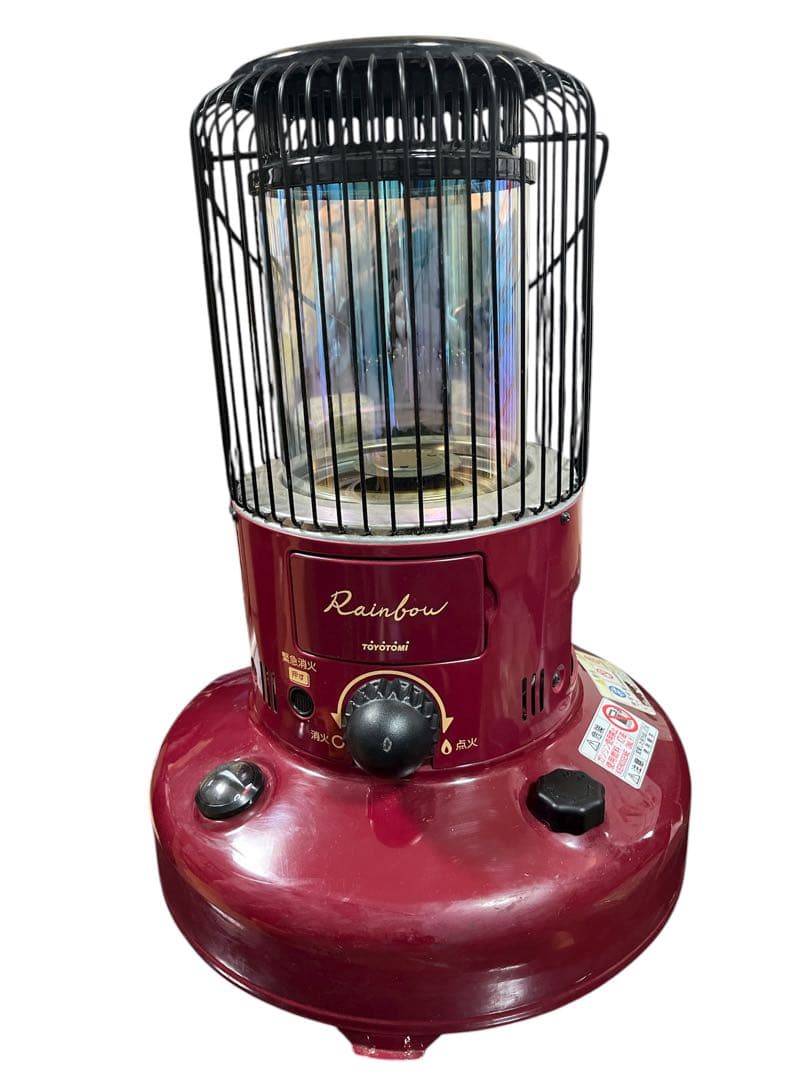 トヨトミ　Rainbow レインボーストーブ　石油ストーブ 赤　2022年製
