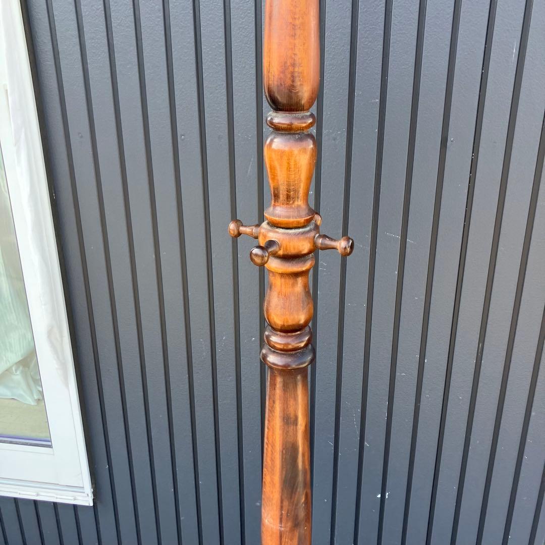 北欧レトロ カリモク 木製 クラシックポールハンガー ハンガーラック ビンテージ