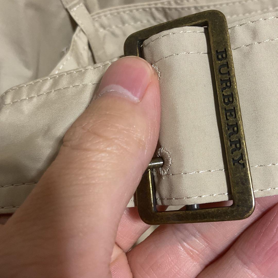 ☆開店セール☆ 人気 良品 バーバリー チェック ショートトレンチコート