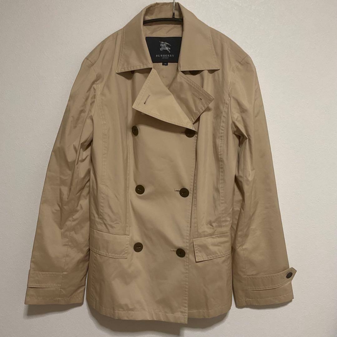 ☆開店セール☆ 人気 良品 バーバリー チェック ショートトレンチコート