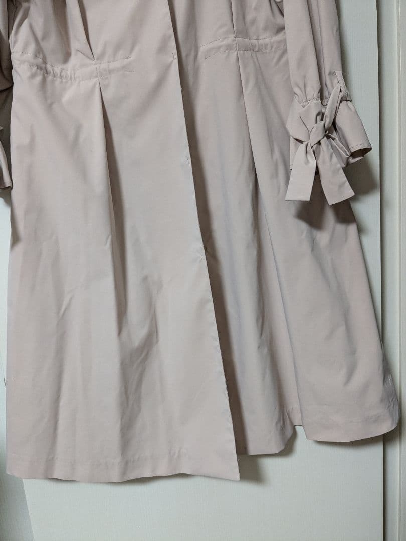 ローズティアラ　袖リボンマウンテンパーカーロングコート