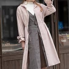 ローズティアラ　袖リボンマウンテンパーカーロングコート