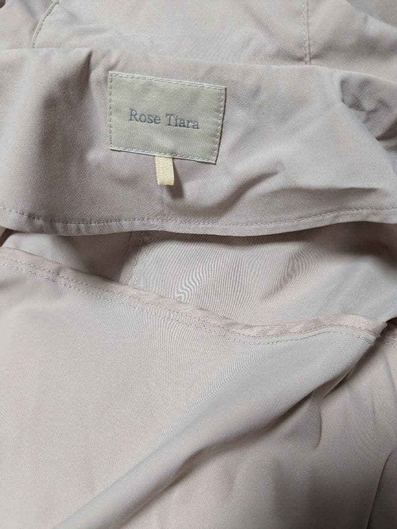 ローズティアラ　袖リボンマウンテンパーカーロングコート