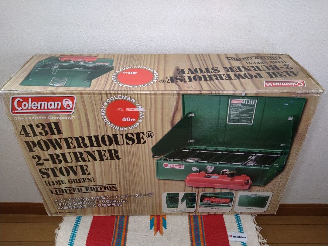 ほぼ未使用！413Hリミテッド　コールマンJP40周年記念モデル！ライムグリーン