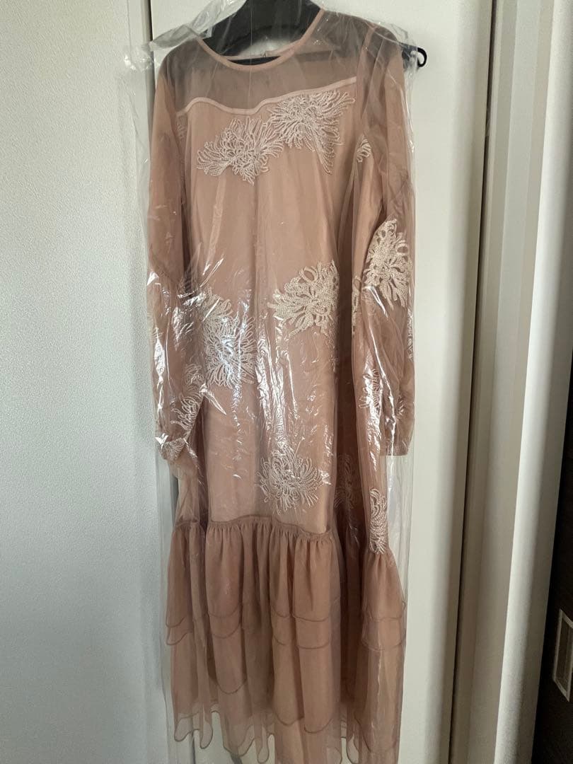 フリルドレスマタニティ結婚式二次会オケージョンドレス