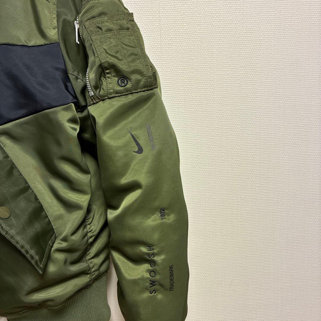 Nike MA-1ジャケット オリーブグリーン