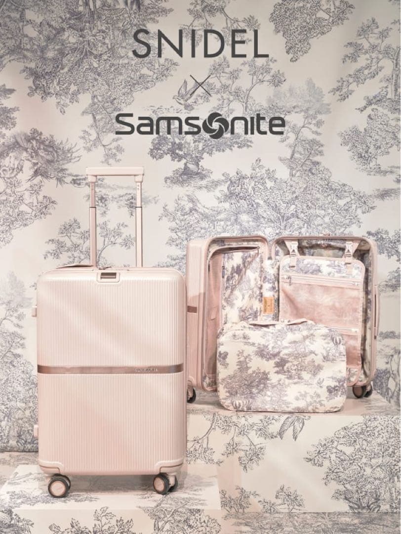 【限定完売品】SNIDEL × Samsonite ピンクキャリーケース