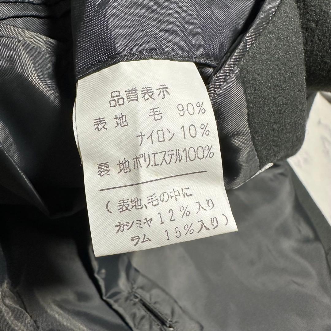 極美品　希少　LIFE BRAD カシミヤ混ダブルチェスターコート　グリーン系