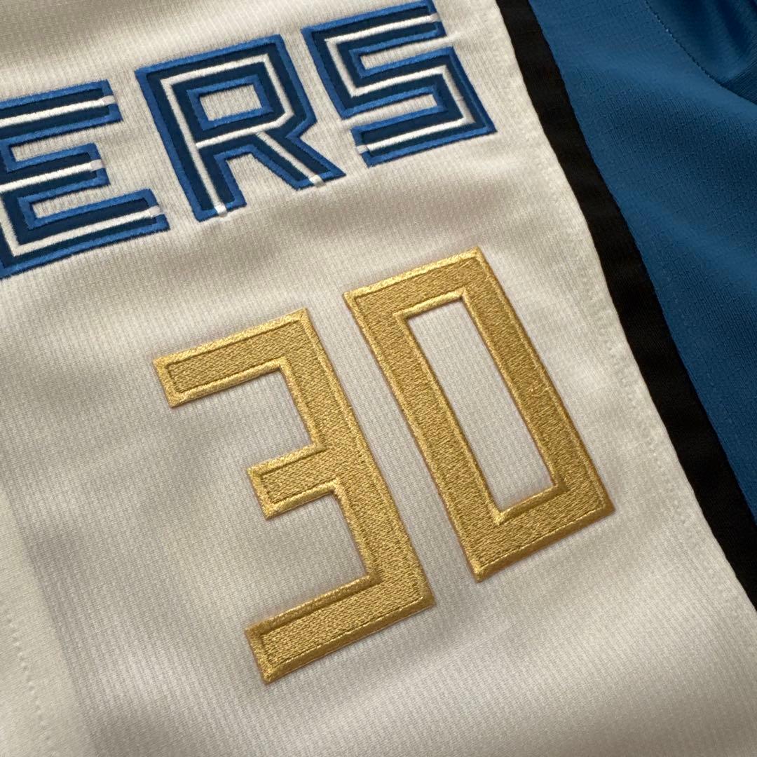 日本ハムファイターズ 郡司裕也 グリッターワッペンスポンサー完全ユニフォーム