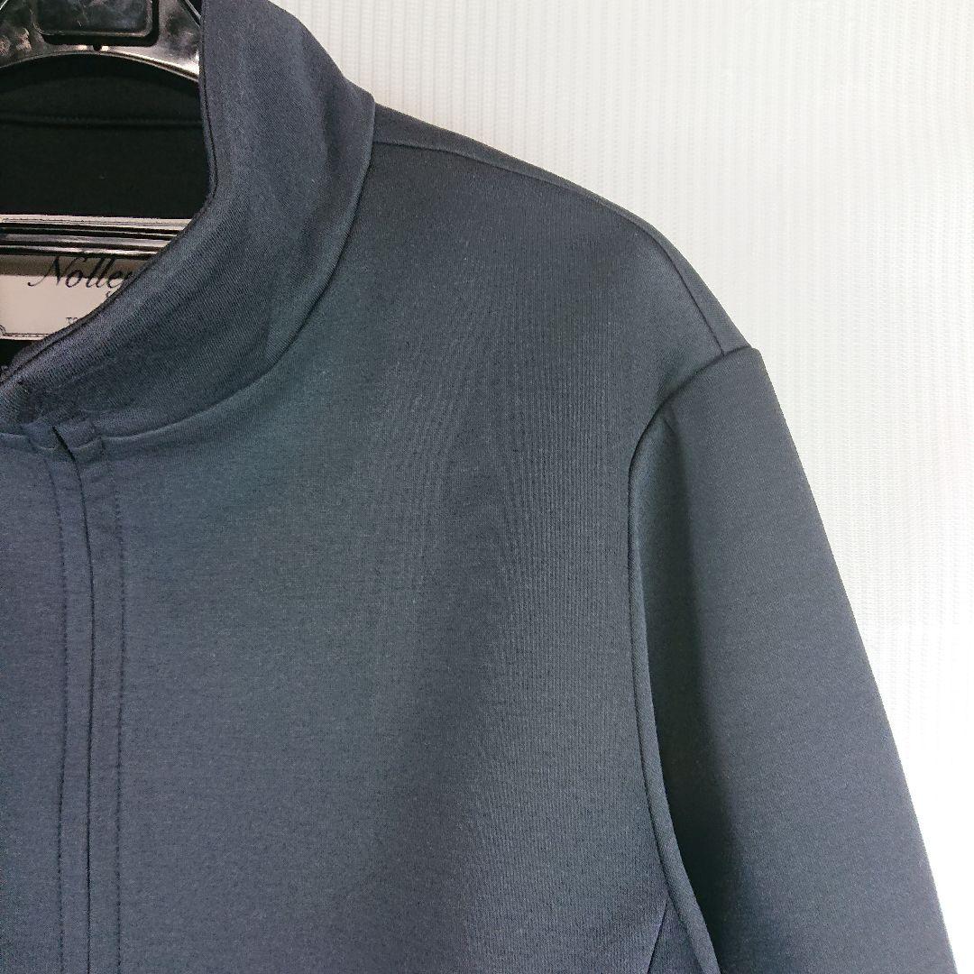 a914 NOLLEY'S ウォッシャブルエアボールスタンドジップブルゾン 美品