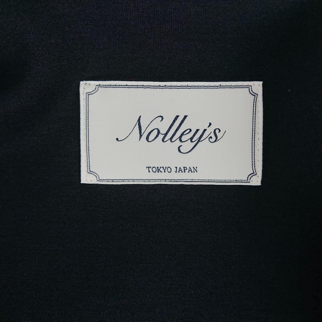 a914 NOLLEY'S ウォッシャブルエアボールスタンドジップブルゾン 美品