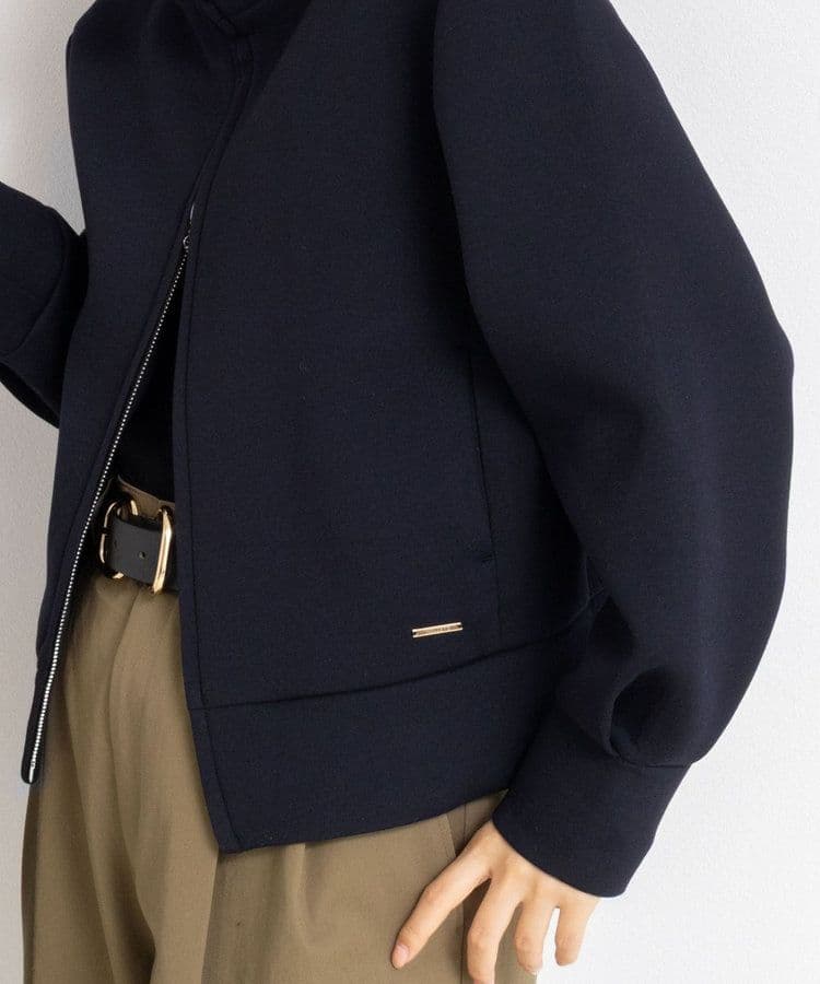 a914 NOLLEY'S ウォッシャブルエアボールスタンドジップブルゾン 美品