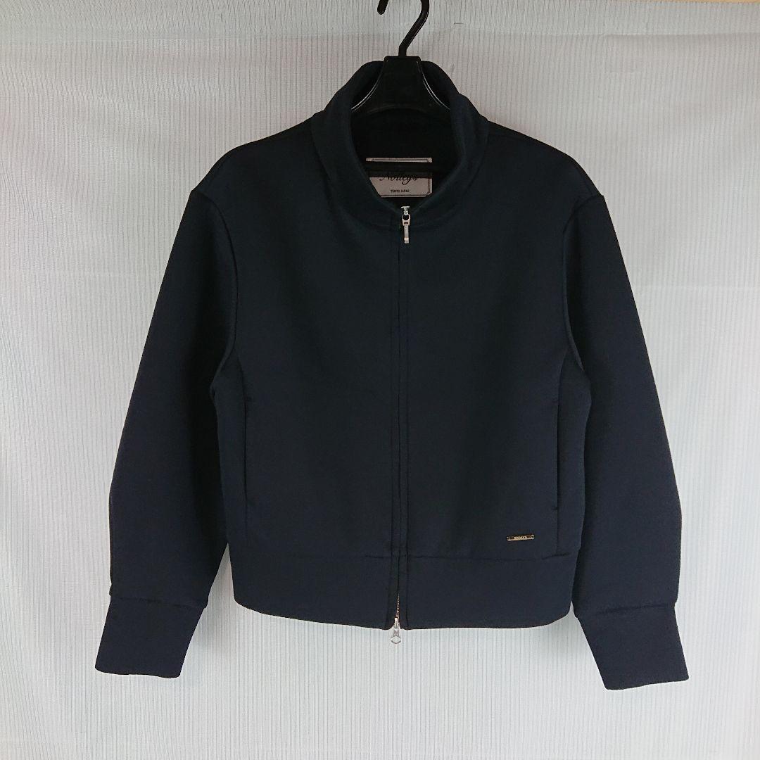 a914 NOLLEY'S ウォッシャブルエアボールスタンドジップブルゾン 美品