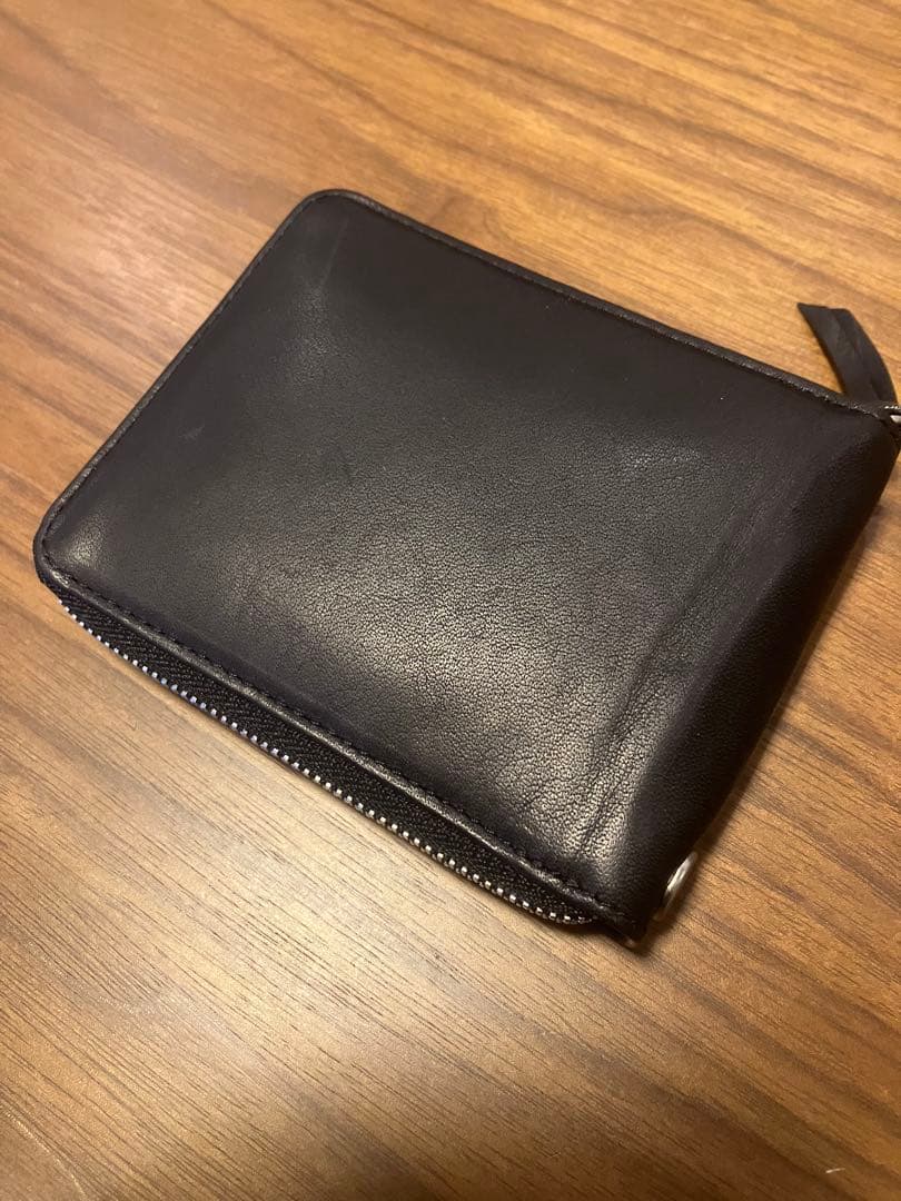 値引きしました　Paul Smith 黒 レザー 二つ折り財布