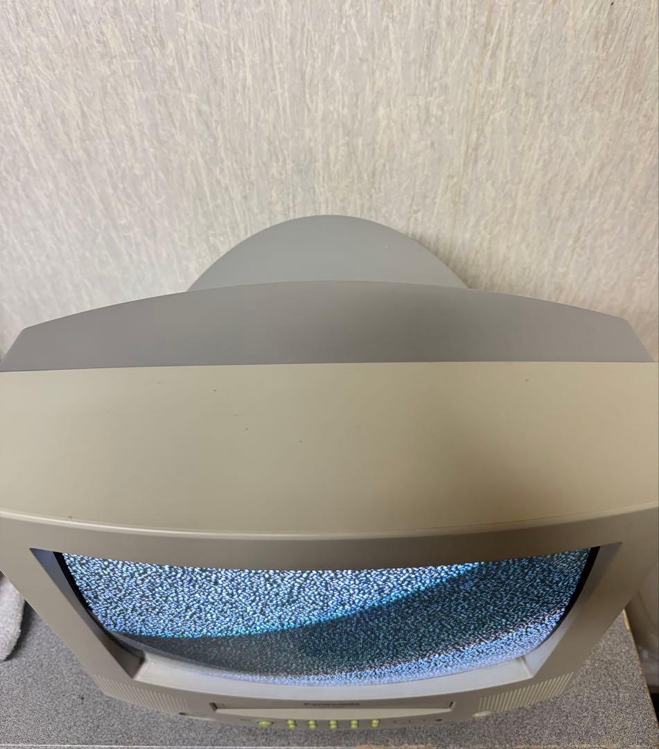 美品】Panasonic カラーテレビデオ TH-14EV50｜VHS再生OK