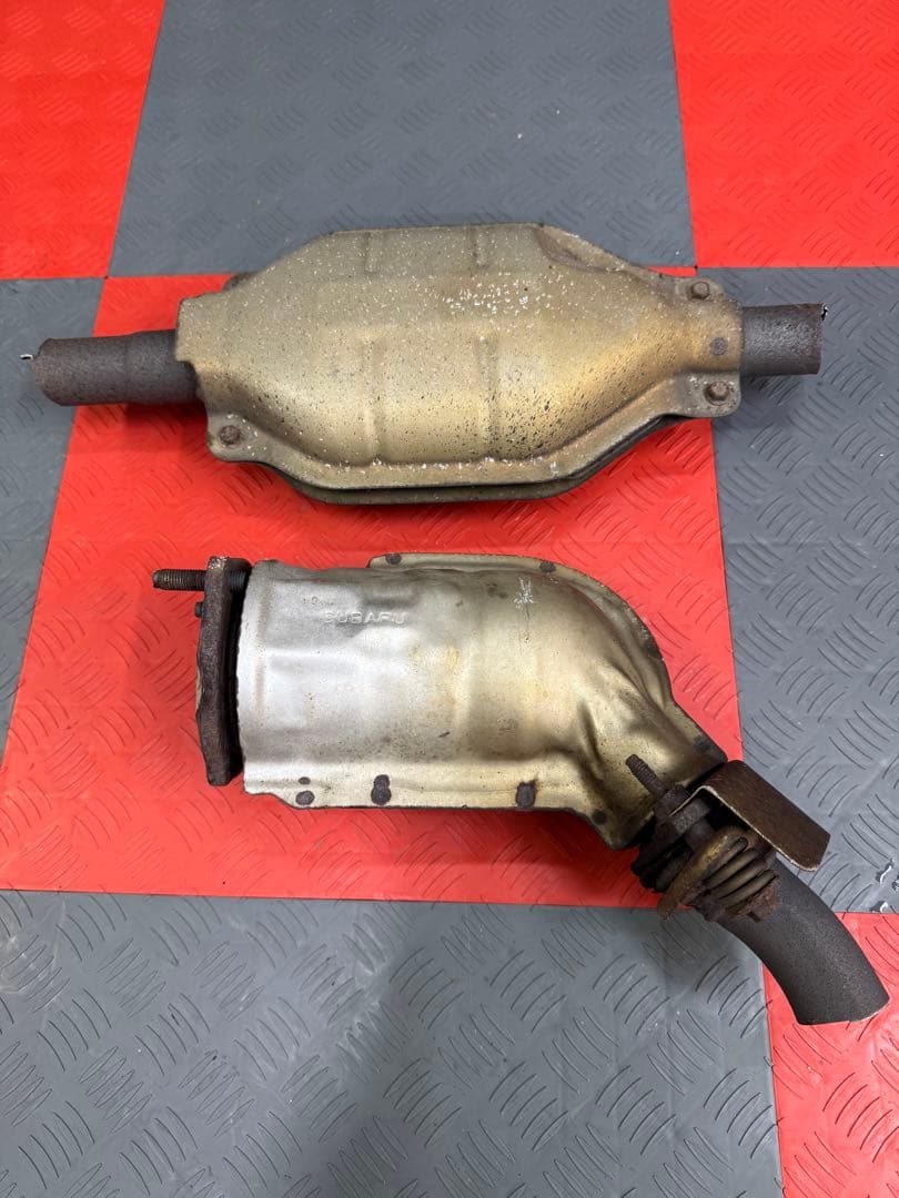 スバル RV1 プレオ 2個Set エキマニ 触媒 キャタライザー コンバーター