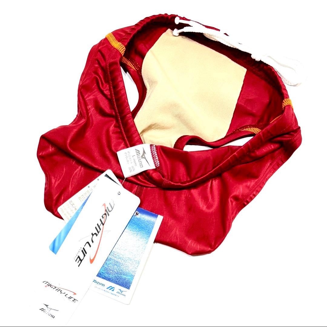 新品 MIZUNO 初期マイティライン 競泳水着 競パン Vパン ライフセーバー