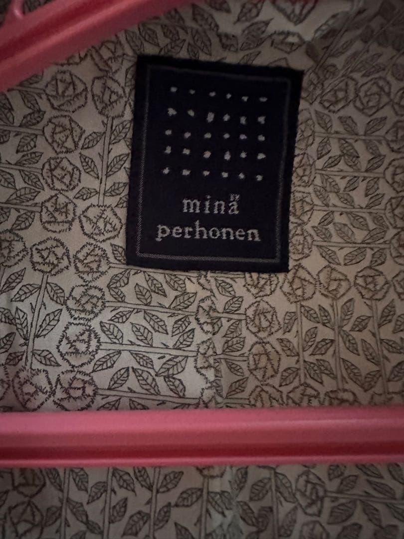 ミナペルホネン　timbre キルティングロングコート