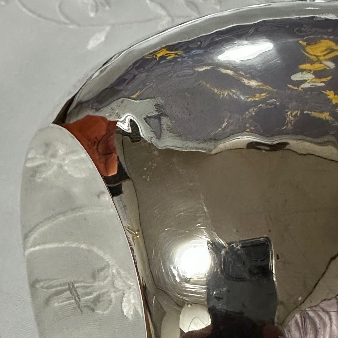 HERMES エルメス　ステンレス製　花瓶　フラワーベース　希少　シルバーカラー