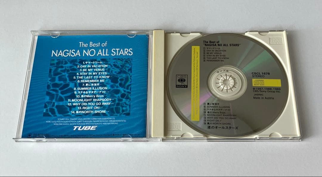 渚のオールスターズ　 非売品 ステッカー 1枚 + CD 5枚　セット TUBE