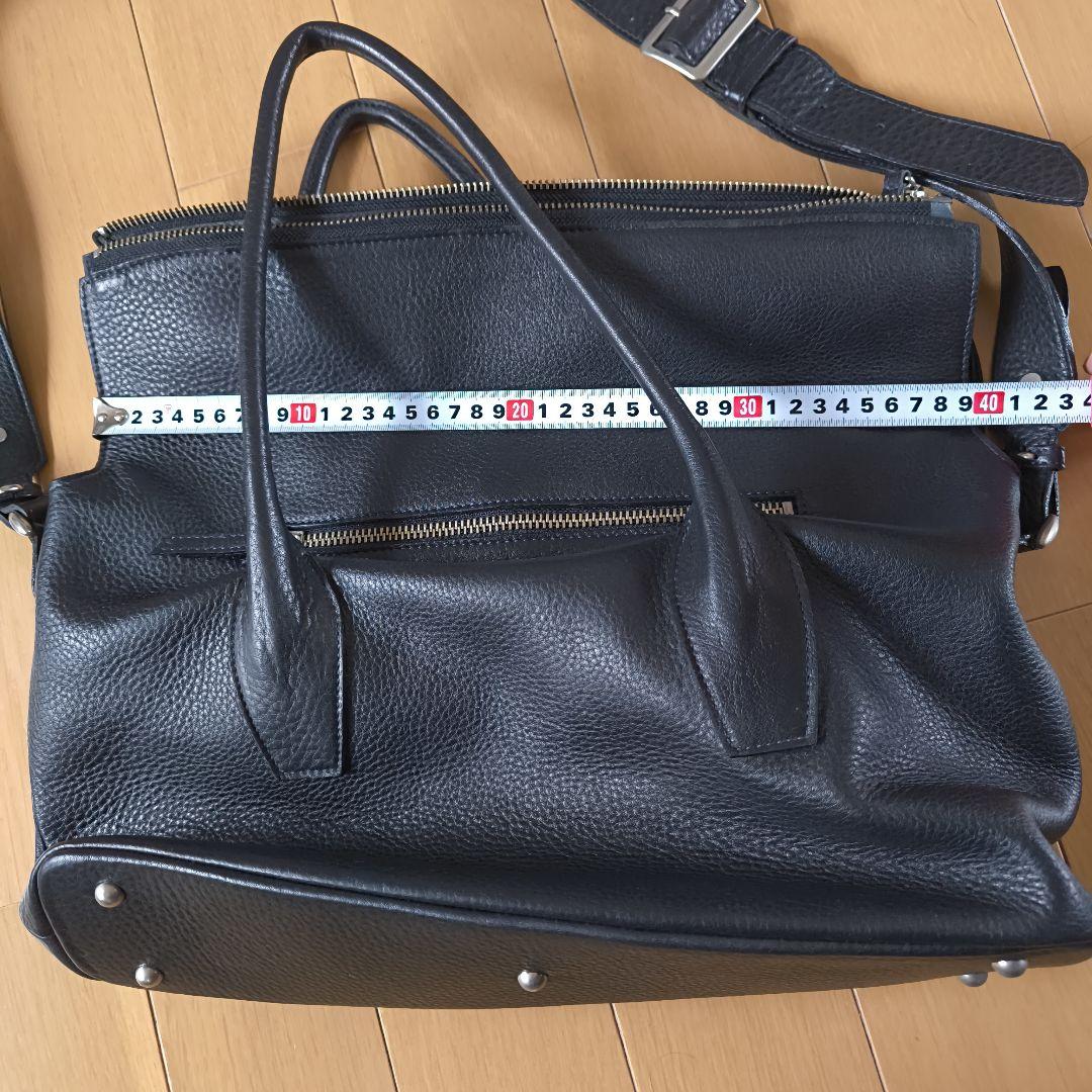 Beato Rosso レザー　ビジネス　トートバッグ 2way 黒色
