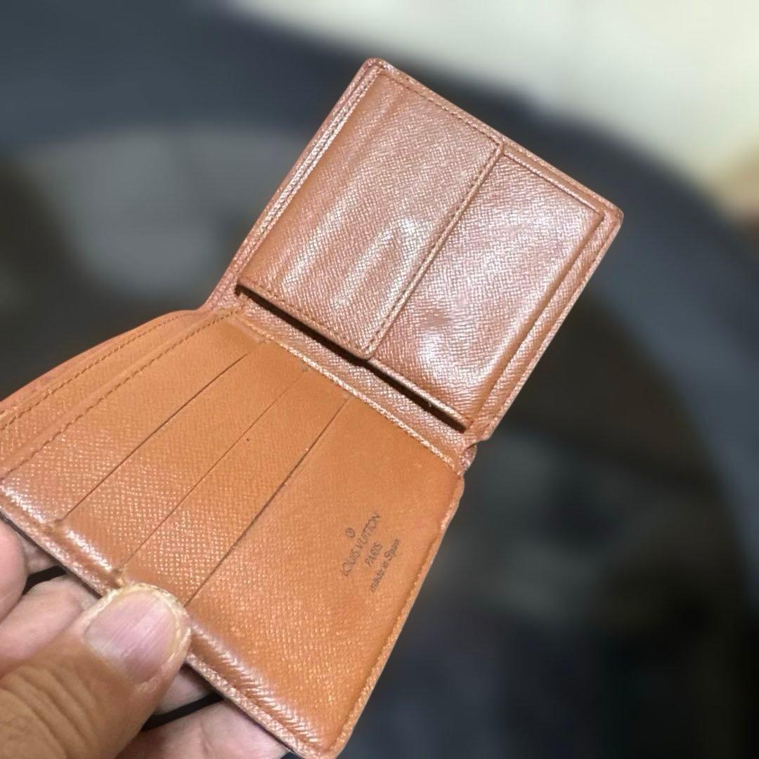 ⑨☆良品☆モノグラム♪マルコ☆2つ折り財布★ポケット有
