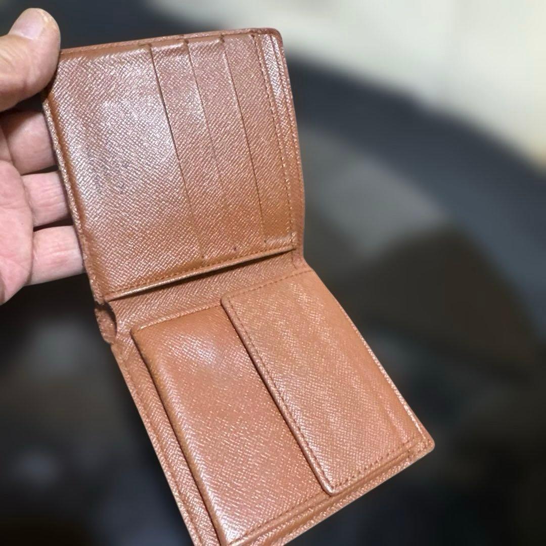 ⑨☆良品☆モノグラム♪マルコ☆2つ折り財布★ポケット有