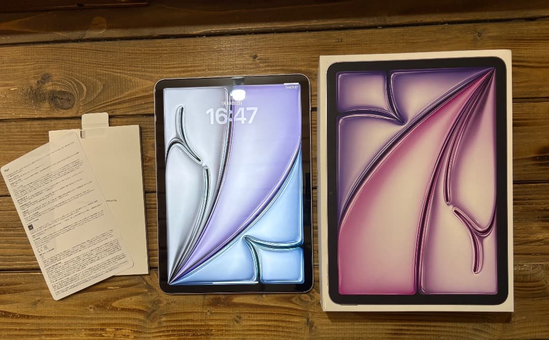 iPad Air 11インチ M2 ガラスフィル厶 Wi-Fi パープル