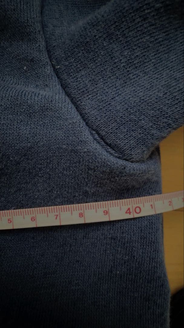 70s Healthknit アルミジップ ダブルフェイス パーカー ナス紺