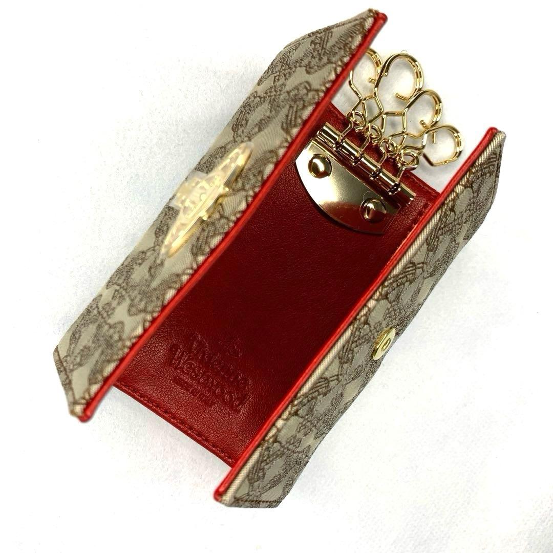 【新品未使用】 ヴィヴィアン ウエストウッド キーケース ブラウン レッド 箱付