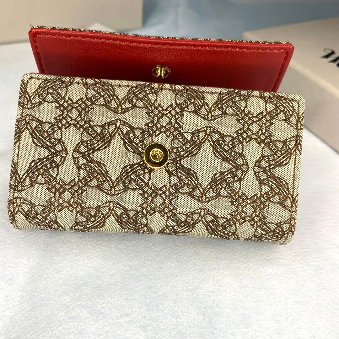 【新品未使用】 ヴィヴィアン ウエストウッド キーケース ブラウン レッド 箱付