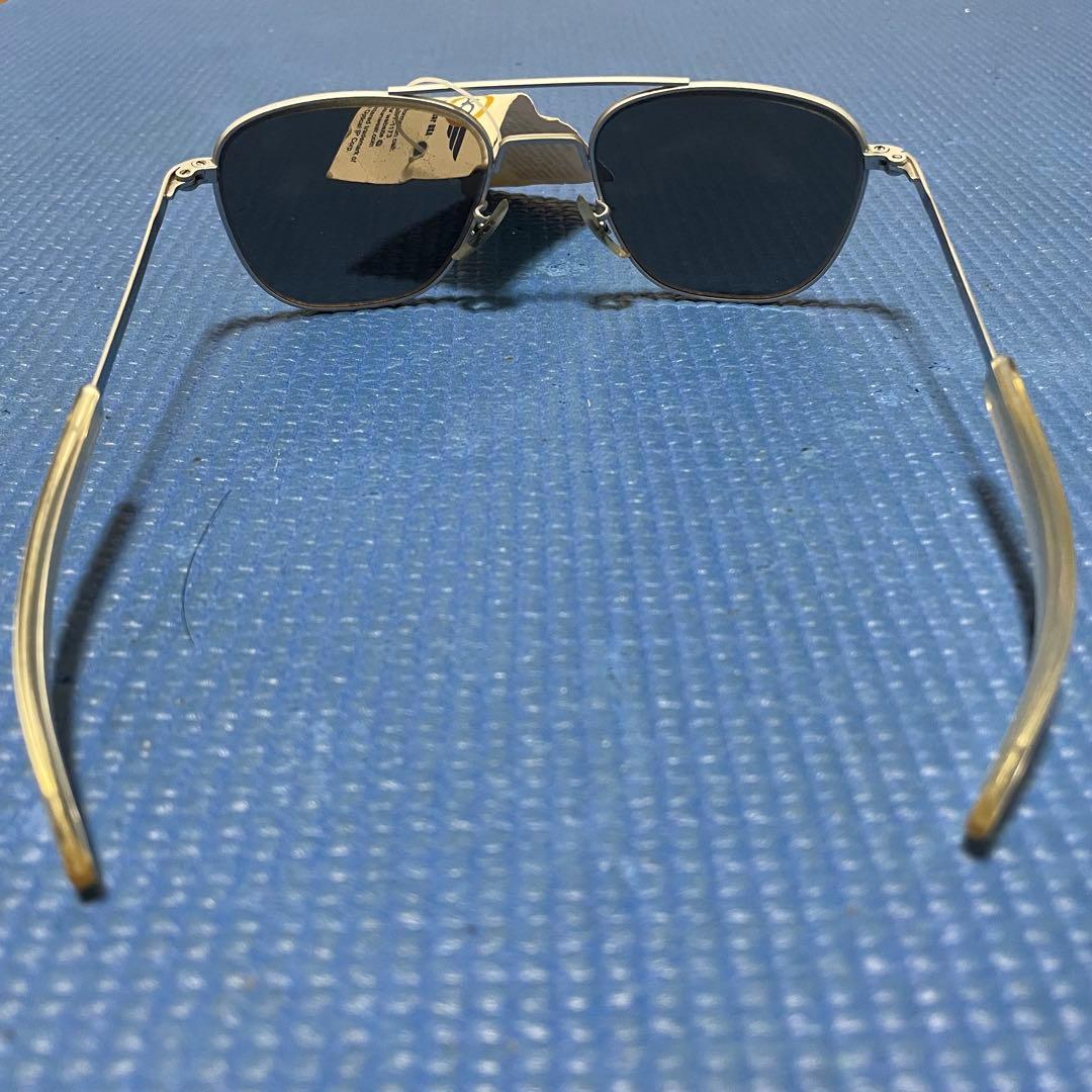 AO アメリカン・オプティカル USA サングラス マットシルバーフレーム