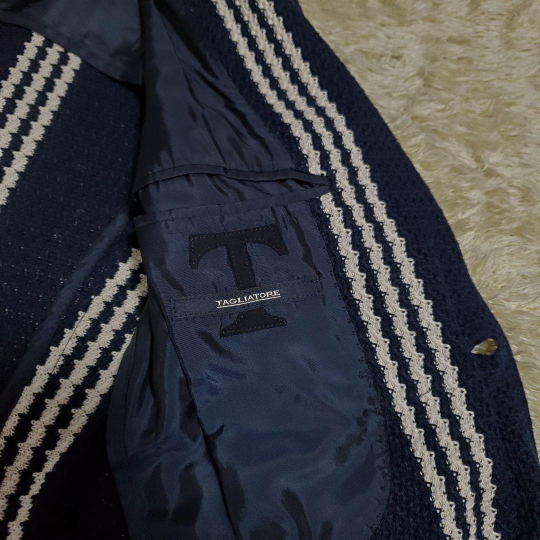 美品✨TAGLIATORE タリアトーレ　ニットテーラードジャケット　シャー君様