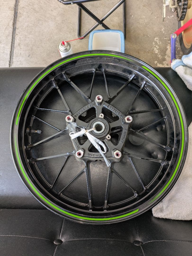 2019年式Ｚ９００ＲＳカフェ純正ホイール(リアスプロケット付)前後2本セット