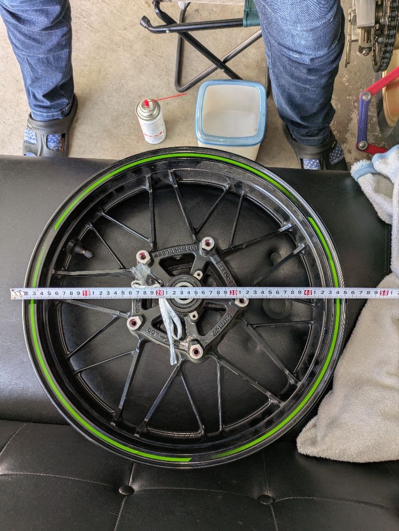 2019年式Ｚ９００ＲＳカフェ純正ホイール(リアスプロケット付)前後2本セット