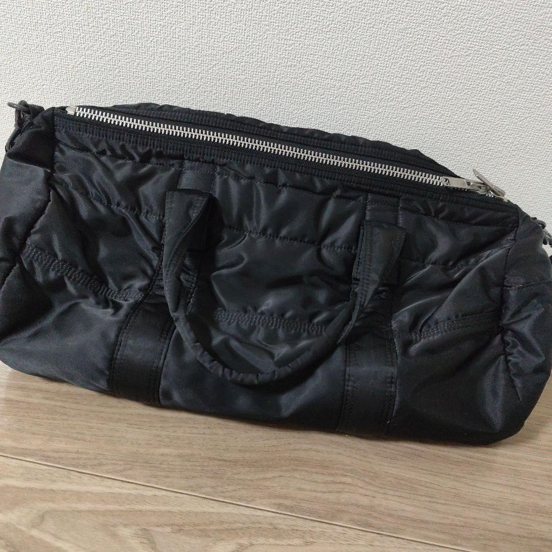 PORTER　タンカー　ボストン　ドラムバッグ　ブラック　2way　ショルダー